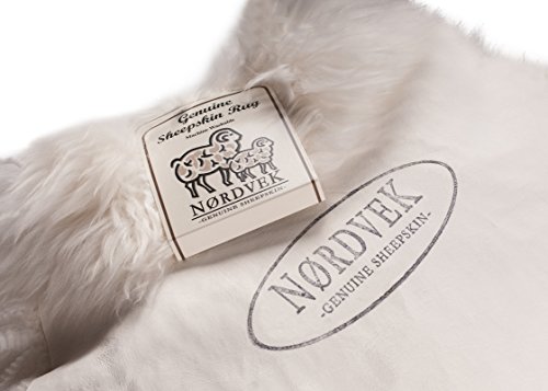 Nordvek 100% Genuine Premium Quality Natural Sheepskin Rug Full Pelt - Various Sizes Available # 601-100 - Natural, Double
