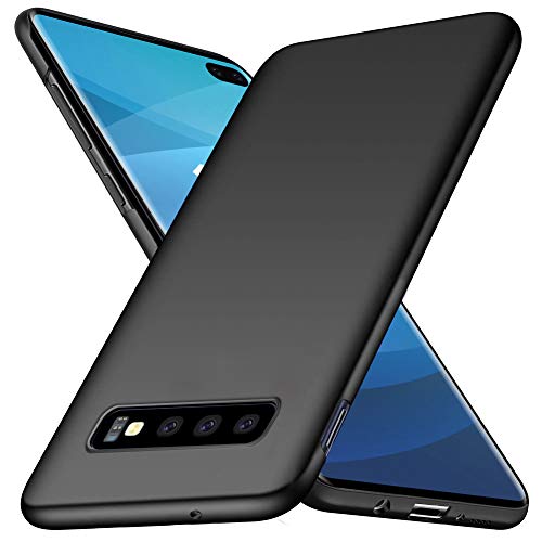 TopACE Funda para Teléfono Galaxy S10 Plus Carcasa Dura Mate Ultrafina Samsung S10 Plus Funda Protectora a Prueba de Caídas Simple y Ligera Adecuado para Samsung Galaxy S10 Plus (Negro)