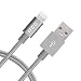 [Apple certified] 4 Feet / 1.2 Meter, (OCC) Indestructible Nylon Braided MFI Lightning to USB 2.4 Ampere Fast Charging & High Speed Data Sync cable. Compatible with iPhone, iPad & iPod- Space Grey. RS.749.00
