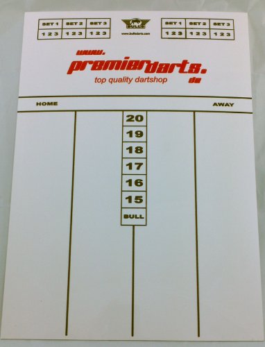 Darts Starter-Set inkl. Blade 5, schwarzem Surround, Darts, Markerboard, Abwurflinie
