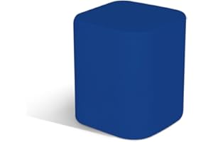KLORIS Colonna quadrata Espositore Supporto Piedistallo per sweet table plastica cm 30x30x35 h Blu Made in Italy