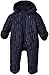 Tommy Unisex Baby Skisuit Long Sleeve Snowsuit, Blue (Navy), 6-9 Months (Manufacturer Size:74)