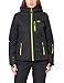 Ultrasport Damen Softshelljacke Serfaus mit Ultraflow 10.000, Black/Applegreen, XS, 10015