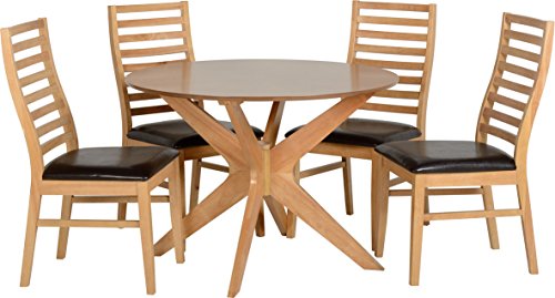 Preisvergleich Produktbild ValuFurniture Esstisch Boston Esszimmertisch Set in Eiche natur