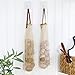 Produktbild mailang Beige Grid Küche Bad Storage Net Tasche Kann Obst Und Gemüse Atmungsaktive Finishing Tasche 10 * 39Cm 2 Pack Hängen