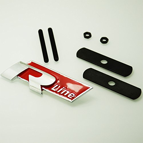 Appson Color Rojo Línea la rejilla frontal insignia emblema