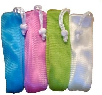 Daylee Naturals Exfoliating Mesh Soap Saver Bag Assorted Colors (4pk) by Daylee Naturals