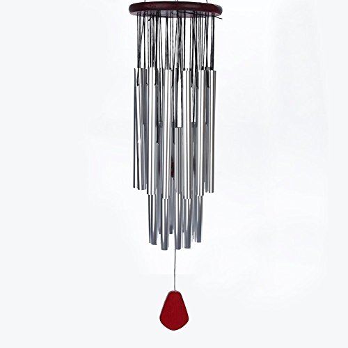 zjchao Carrillón de Exterior 27 Tubos de Metal decoración de la Puerta del Patio jardín