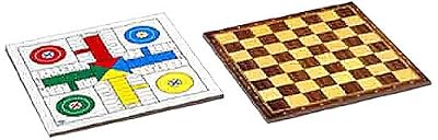 C. Games Parchis-dames en bois 40 x 40
