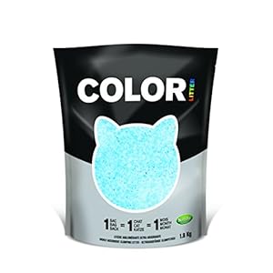 Nullodor Color agrupamiento Sílice Cat Litter 1,8 kg Rosa