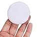 Foxpic Round Sponge Powder Puff Soft Makeup Cosmetic Facial Face Foundation Tool with Satin Ribbon for Ladies White Color