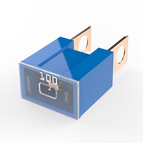 Auprotec® PAL B Fusibles bloque macho OTO BT fusible japonés 30A - 140A selección: 100A Ampere azul, 1 pieza