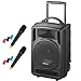 Produktbild 120W RMS Tragbares PA Amplfier mit CD-Player und 2 x Funkmikrofone