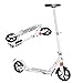 Produktbild WeSkate Erwachsene Cityroller Tretroller Klappbar und Faltbar, Big Wheel City Roller Scooter Höhenverstellbar mit Doppel Federung für Erwachsene Jugendliche und Kinder ab 8 Jahre bis 100kg, Weiß