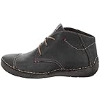 Absatztyp: flach Josef Seibel Damen Schnürstiefelette Fergey 18, Frauen Stiefeletten,Stiefel,Chukka Boot,Halbstiefel,Schnürboots,Bootie,flach,Titan,37 EU / 4 UK