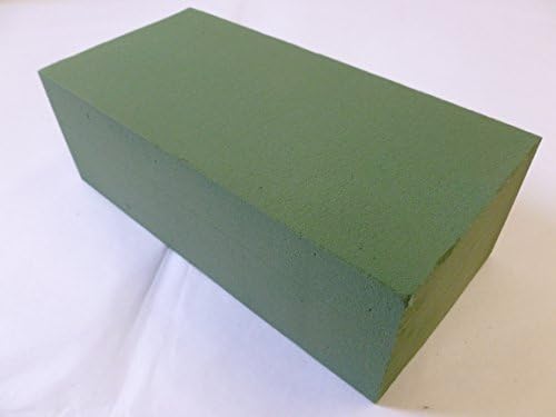 Pack of 4 Fresh Wet Floral Foam Bricks (B1) & Decorative Flowers.