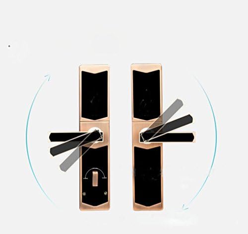 S Cerradura Fingerprint Lock Lock Lock Smart Door Lock Fingerprint Security Door Lock Wooden Door Lock Door Lock,A