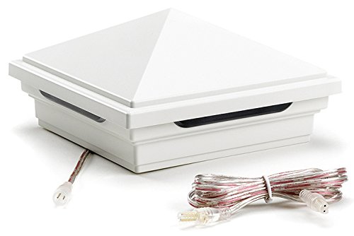 Preisvergleich Produktbild LED Post Gap lichtecht quadratisch Stil Pyramide Weiß (Classic White)