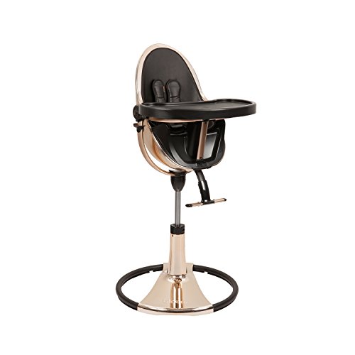 The World'S Highest Baby Chair Fresco Chrome Limited Edition Gold/Midnight Black Bloom
