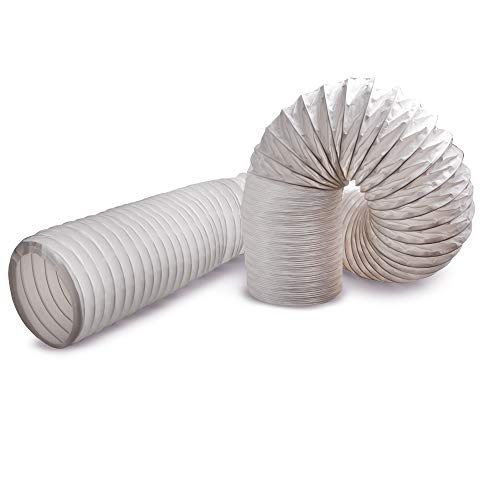 Preisvergleich Produktbild PVC Abluftschlauch 10 Meter / 100 mm flexibel geeignet für Abzugshaube, Klimaanlage, Wäschetrockner