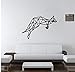 Produktbild Wandaufkleber Dekoration Für Wohnzimmer Wandtattoo Vinyl Kunst Wandtattoos AdhesiveGeometric kangaroo 37x56 cm