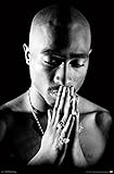 Póster Tupac - Praying Close Up Póster Tupac - Praying (55,9cm x 86,4cm) + 1 póster Sorpresa de Regalo