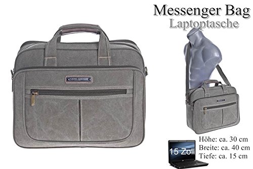 Herren Laptoptasche mit Laptopfach 15,4 Zoll Umhängetasche Schultertasche Reise-Tasche Männer Herrentasche Flugbegleiter Messengertasche/Messenger Bag verschiedene Modelle - 3