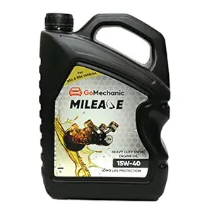 GoMechanic Mileage 15W 40 API CF 4 SG High Performance Longer Protection Heavy Duty Premium Engine Oil For Diesel Passenger & Commercial Cars, 3L