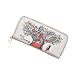 Produktbild BURFLY 2019 neue Damen Retro Druck lange Reißverschluss Geldbörse große Kapazität Clutch Multi-Card Geldbörse