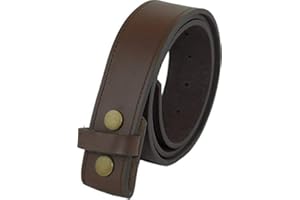 Ossi Ashford Ridge Cuir véritable 40mm Appuyez sur goujon enfichable ceinture - noir ou marron