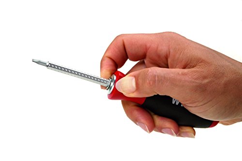 Wiha Schlitz/Phillips/Pozidriv/TORX/Sechskant Kombiklingen-Satz SYSTEM 6 in Rolltasche / 11 teilig - 4