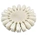 Tinxs 10 x Natural White Nail Art Wheels