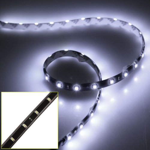 Preisvergleich Produktbild 60cm 30 SMD LED Strip Streifen Licht Leiste Lichterkette Band Beleuchtung Weiss 12V