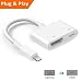 Produktbild Lightning auf HDMI Adapter, mbrisk 1080P Lightning Digital AV Adapter und Lightning Ladeanschluss für HD TV Monitor Projektor für iPhone/iPad/iPod Modelle weiß