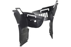 AUTOTEILE GOCHT Set Kotflügel Verkleidung Radhausschale Vorderteil Vorne Links + Rechts Set Satz Polyethylen Kompatibel mit BMW E39 Stufenheck + Kombi 96-04