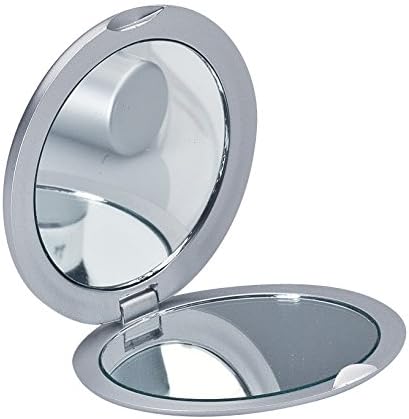 Compact mirror, magnifying cosmetic mirror travel mirror