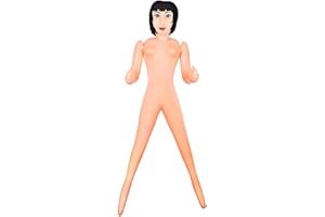 Zeetaq Blow Up Doll Man & Woman Party Supply Blow Up Man Full Size Inflatable Doll Male Hen Party Accessory (Woman)
