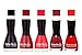 Fashion Bar Nail Polish in Black , Cherry, Pink Mauve Red Shades 145293 RS.279.00