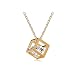 Nakabh Timeless Crystal Stone Gold Pendant Chain/Necklace For Women & Girls RS.349.00