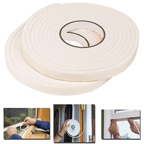 Schöne DIY (UK) Lot de 2 Boudin Tape - coupe-vent - s'adapte sur toutes les portes et fenêtres Standard
