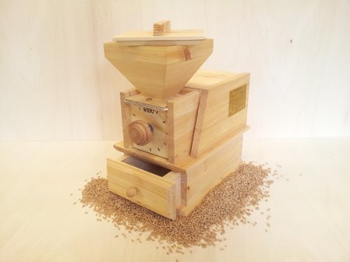 Getreidemühle WIDU Volksmühle Mod. II aus Holz - 7
