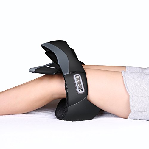 MARNUR Nackenmassagegerät Schultermassagegerät Elektrisch Massager Massagegerät Shiatsu Masseur mit Wärmefunktion 3D-Rotation Massageköpfen mit Auto-Adapter für Nacken Schulter Rücken im Büro Zuhause und Auto - 5