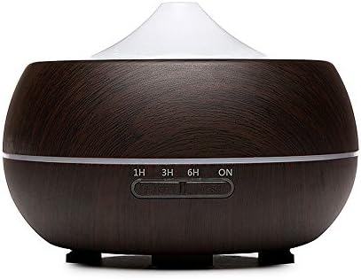 (Nijiadipai) Essential Oil Diffuser 300ml Aroma Diffuser Aromatherapy Ultrasonic Cool Mist Humidifier with Color LED Lights Changing for Baby Office Home Bedroom Living Room Study Yoga Spa