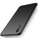 ORNARTO Coque Huawei P20 Pro, Finition Matte [Ultra Leger] [Ultra Mince] Anti-Rayures Coque Rigide Etui Housse pour Huawei P20 Pro(2018) 6.1'Noir