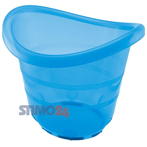 Baby Badeeimer Badewanne Babybadewanne 38 x 34 x 33 cm mit Gummifüßen in verschiedenen Farben - 2