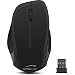 Produktbild Speedlink Robuste 3-Tasten-Maus - LEDGY Mouse kabellos (Präziser optischer Sensor mit bis zu 1.200 dpi - bis zu 8m Reichweite durch 2,4-GHz-Funktechnik - Ergonomische Form) Laptop / Tablet / PC / Computer wireless Mouse schwarz