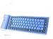 Produktbild WEILIVE Mechanische Tastatur Wireless Bluetooth Portable Wasserdichte Roll Up Silicon Flexible Faltbare TastaturBlue für PC-Gamer und Typisten