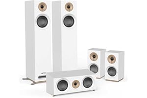 Jamo S 805 HCS 5.0canales Blanco Conjunto de Altavoces - Set de Altavoces (5.0 Canales, Cine en casa, Blanco, Corriente alterna)