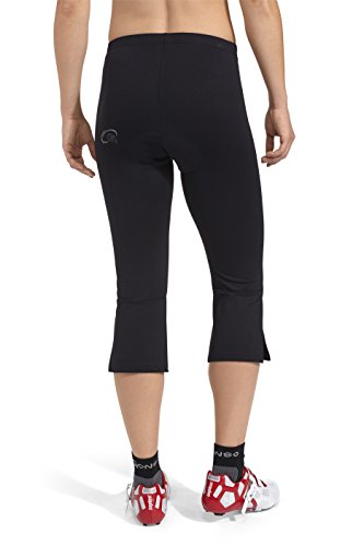 GONSO Damen Radhose 3/4 Jane aus 90% PA 10% EL, gepolsterte Fahrradhose/ Caprihose mit gesäumtem Beinabschluss, pflegeleicht, atmungsaktiv, formbeständig - 2