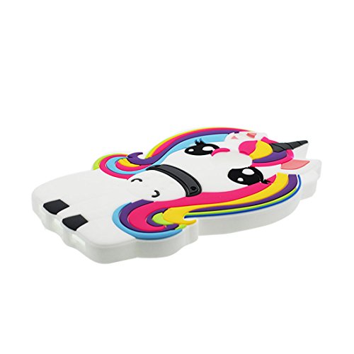 Carcasa Huawei P8 Lite 2017    3D Cartoon unicornio Rainbow   Cover Huawei P8 Lite 2017 Funda Case  TPU flexible resistente a los ara  azos deslizamiento polvo- unicorn   Enchufe a prueba de polvo